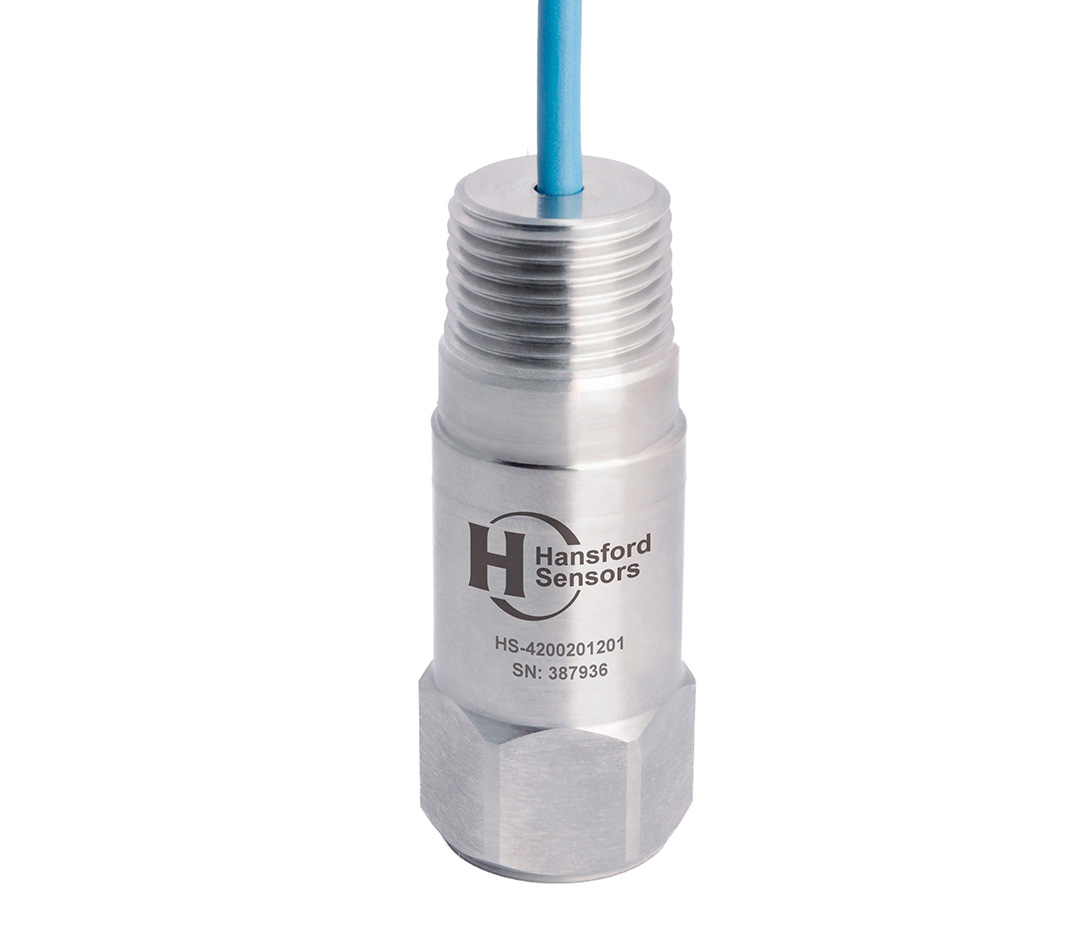 HS-420 - Terminal Head Exit - Integral FR Cable 4-20mA Output Accelerometer