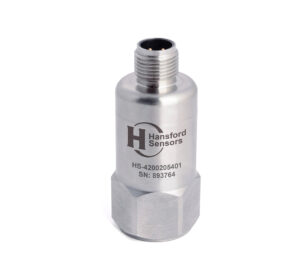 HS-420 - Top Exit - 4 Pin M12 4-20mA Output Accelerometer