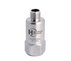 HS-420RT - Top Exit - 4 Pin M12 4-20mA Accelerometer with Temp Output