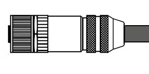 4 Pin M12 Straight Socket