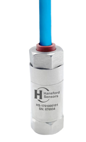 HS-170 - Top Exit - Compact Integral PUR Cable Accelerometer
