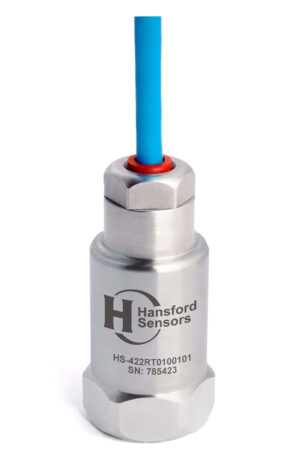 HS-422RT - Top Exit - Integral PUR Cable Accelerometer with Temp Output